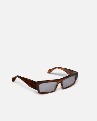 Pinko Rectangle Frame Sunglasses In Brown