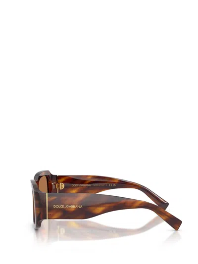 Dolce & Gabbana Dolce  Gabbana Eyewear Rectangular Frame Sunglasses In Neutral