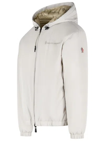 Moncler Offwhite Solid Hood Jacket In White