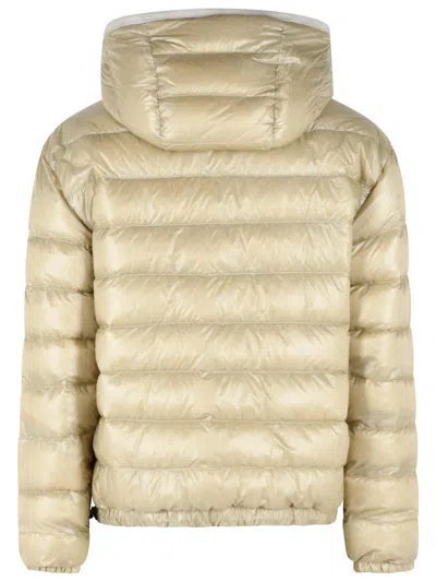 Moncler Offwhite Solid Hood Jacket In White