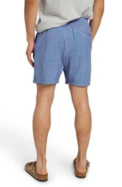 Faherty Shorelite Performance Swim Trunks In Blue