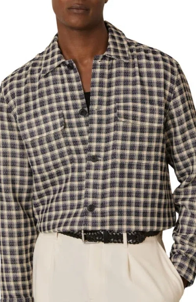 Reiss Ribona Check Button-up Shirt In Multi
