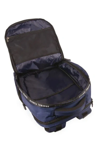 Original Penguin Soft Nylon Backpack In Blue