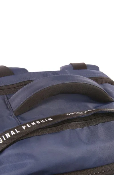 Original Penguin Soft Nylon Backpack In Blue