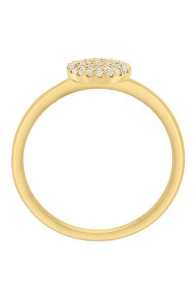 Effy Pavé Diamond Disc Ring In Gold
