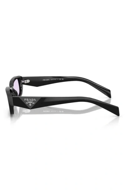 Prada 53mm Rectangular Sunglasses In Orange