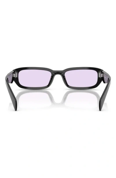 Prada 53mm Rectangular Sunglasses In Orange