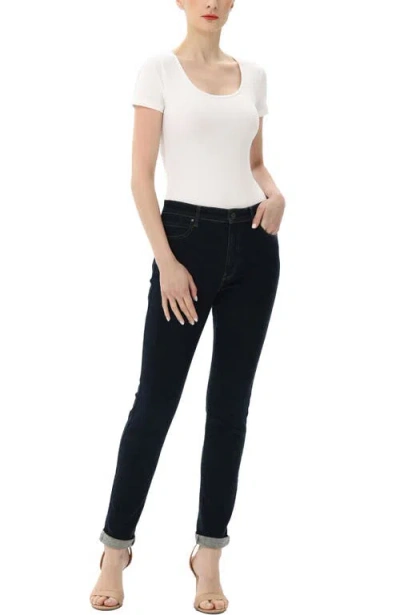 Kimi & Kai U-neck Basic Bodysuit In White