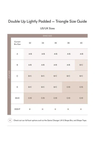 Nood Double Up Triangle Push-up Inserts