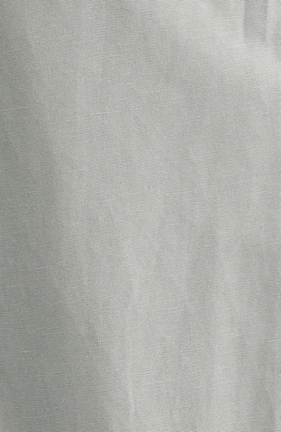 Open Edit Linen Blend Pants In Gray