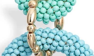 Nordstrom Beaded Link Drop Earrings In Blue