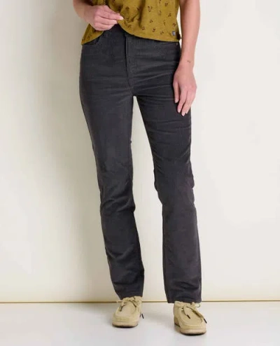 Toad And Co Coaster Cord Slim Pant In Black