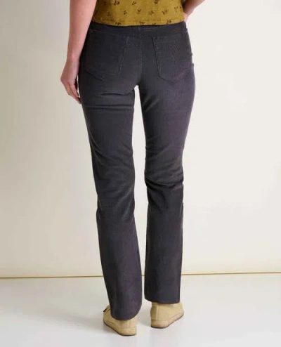Toad And Co Coaster Cord Slim Pant In Black