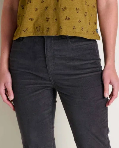 Toad And Co Coaster Cord Slim Pant In Black