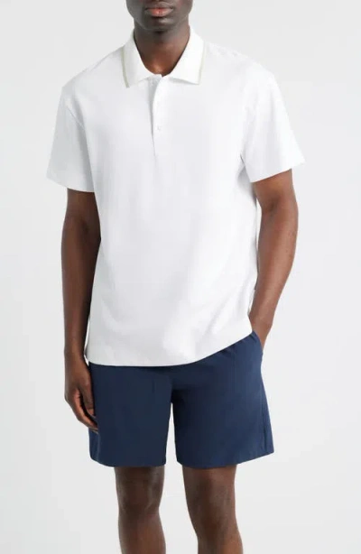 On Courtside Polo In White