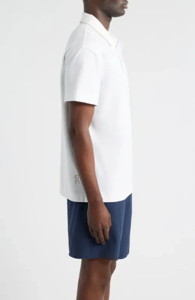 On Courtside Polo In White
