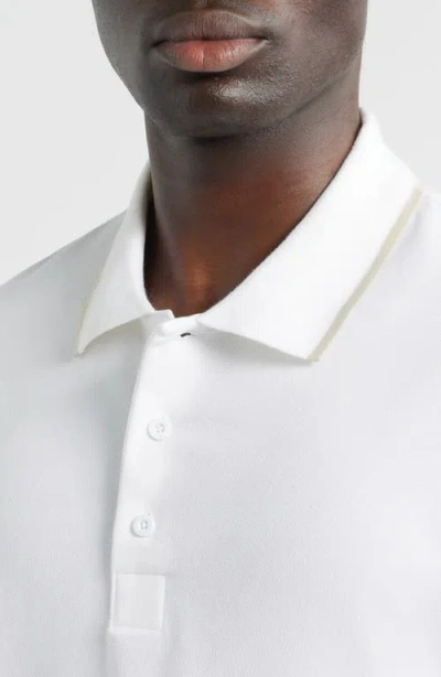 On Courtside Polo In White