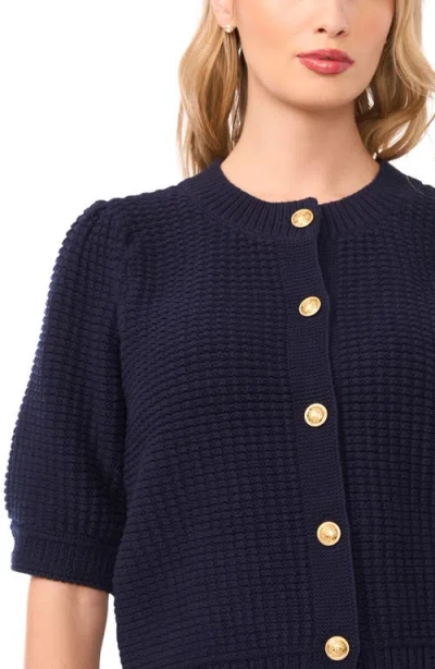 Halogenr Halogen(r) Button Up Sweater In Blue