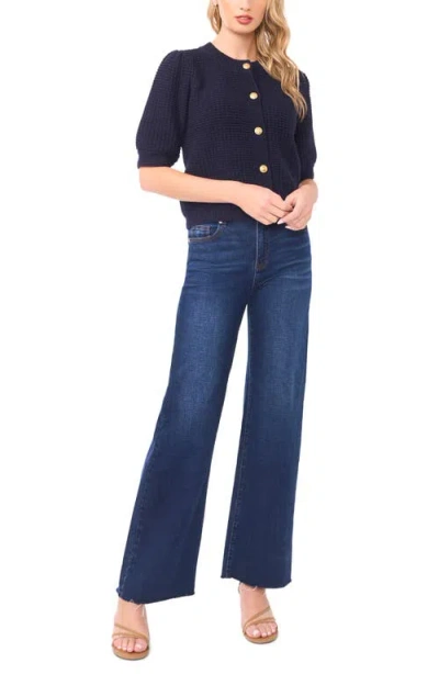 Halogenr Halogen(r) Button Up Sweater In Blue