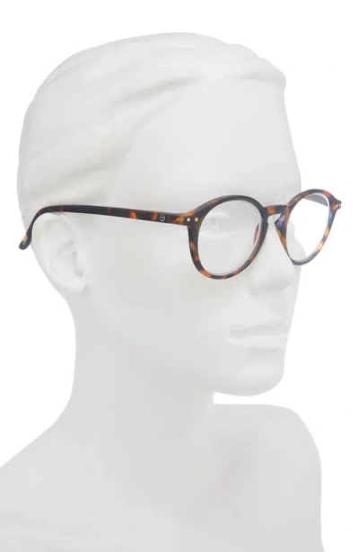 Izipizi 47mm Rectangular Reading Glasses In Brown
