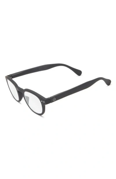 Izipizi 47mm Rectangular Reading Glasses In Black