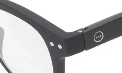 Izipizi 47mm Rectangular Reading Glasses In Black