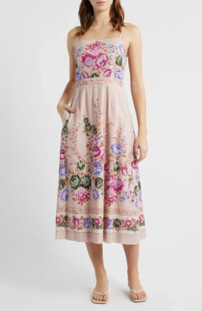 Cleobella Trina Ankle Dress In Pink