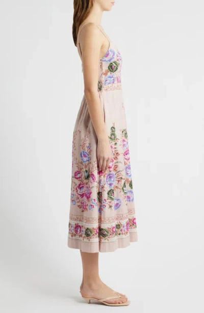 Cleobella Trina Ankle Dress In Pink