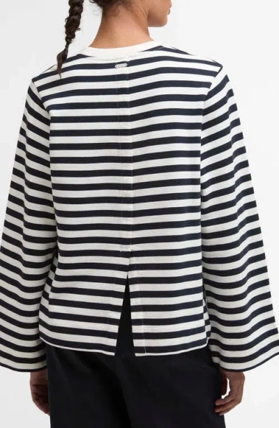 Barbour Layla Stripe Sweatshirt In Multi