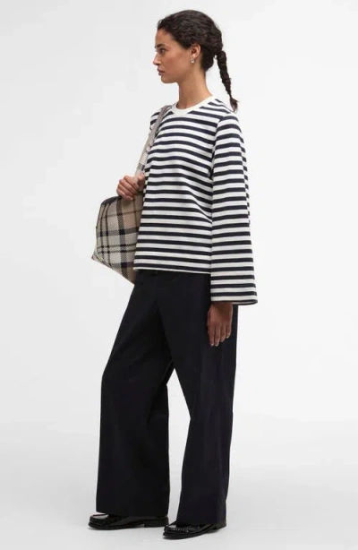 Barbour Layla Stripe Sweatshirt In Multi