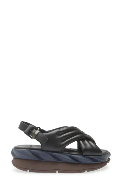 4ccccees Mellow Mana Platform Slingback Sandal In Black