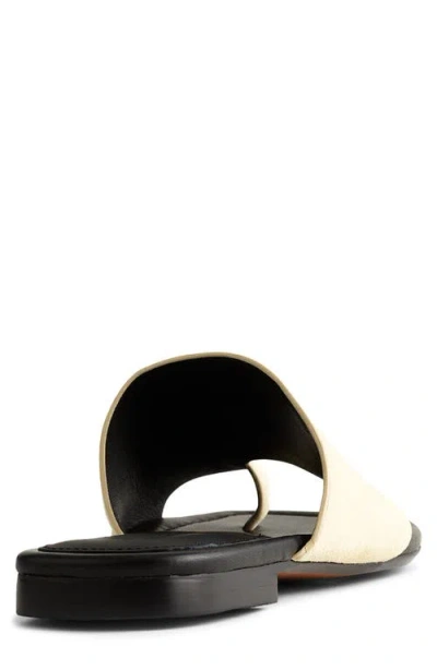 Madewell The Maycie Toe Loop Slide Sandal In Neutral