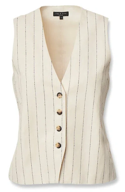Rag & Bone Polar Puffer Ski Jacket In White