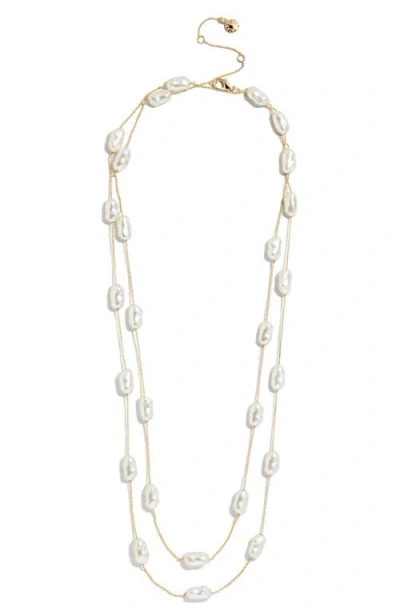 Baublebar Teagan Station Necklace In Pattern