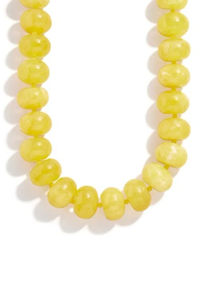 Baublebar Joan Semi-precious Necklace In Yellow