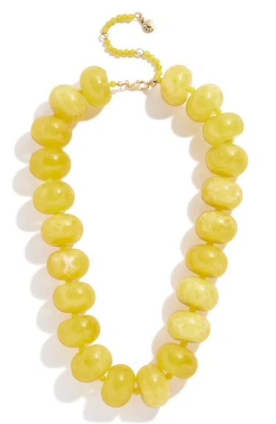 Baublebar Joan Semi-precious Necklace In Yellow