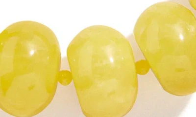 Baublebar Joan Semi-precious Necklace In Yellow