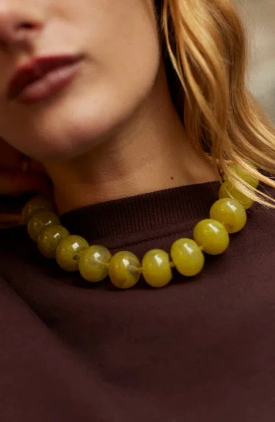 Baublebar Joan Semi-precious Necklace In Green