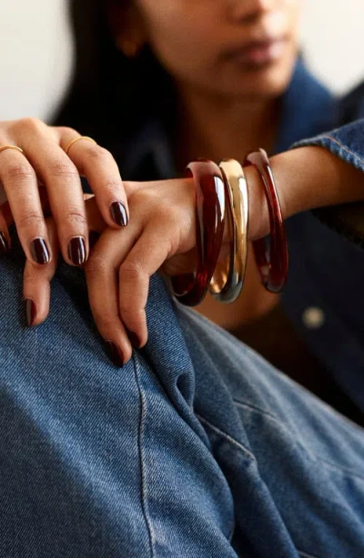 Baublebar Raven Set Of 3 Bangle Bracelets In Gold