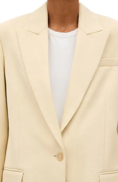 Another Tomorrow Oversized Tailored Jacket In Neutral