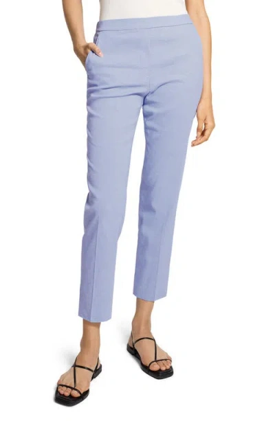 Theory Treeca Pull-on Pants In Blue