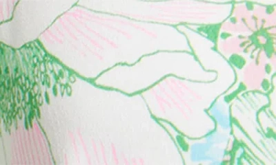 Lilly Pulitzer Larkyn Shirt Dress In Putting Green Poppyland In Animal Print