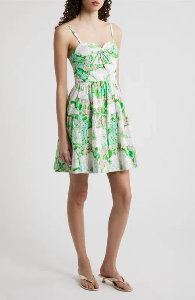 Lilly Pulitzer Bennet Stretch Dress In Putting Green Poppyland