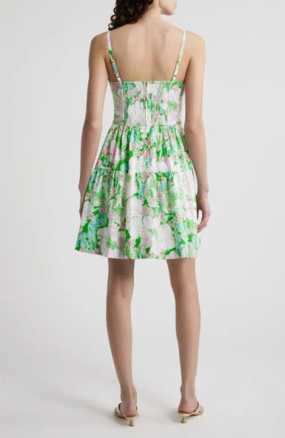 Lilly Pulitzer Bennet Stretch Dress In Putting Green Poppyland