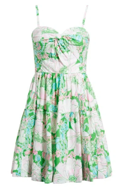 Lilly Pulitzer Bennet Stretch Dress In Putting Green Poppyland