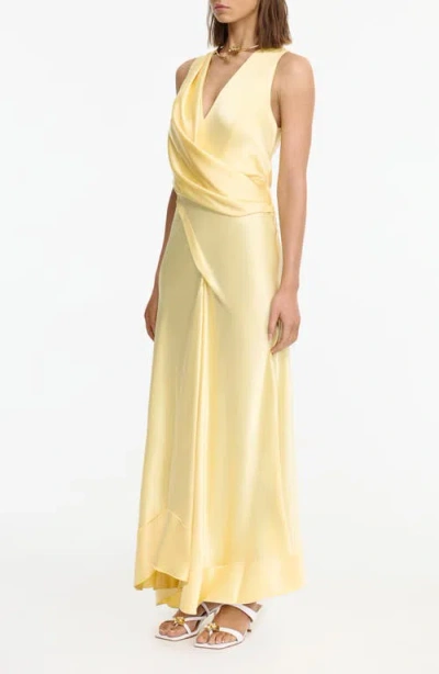 Acler Eastoncroft Maxi Dress In Yellow