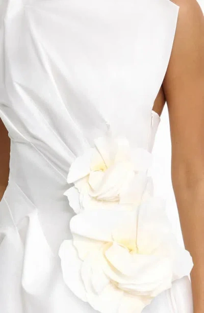 Acler Falldon Bubble Mini Dress In White