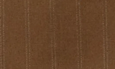 Mango Pinstripe Blazer In Brown