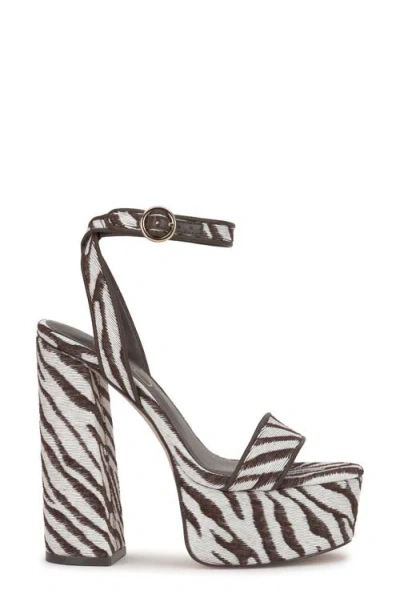 Jessica Simpson Axtyn Ankle Strap Platform Sandal In Multi