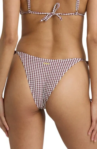 Billabong Mini Wave Low Tide Side Tie Bikini Bottoms In Multi